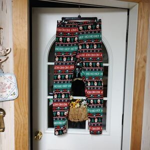 New No Boundaries Ho Ho Ho Christmas Fleece Lined Leggings Junior L 11/13